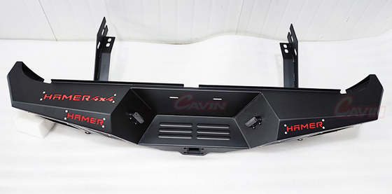 ซื้อ ODM Heavy Duty Offroad เหล็กกันชนด้านหลังสำหรับรถจี๊ป JT D-Rings LED Lights online manufacture
