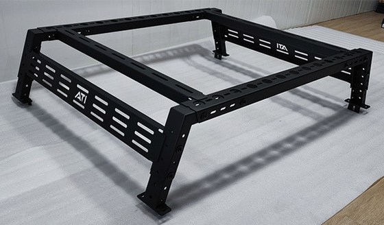 ISO9001 Universal Pickup Truck Roll Bar เหล็กหนักสีดำเงิน